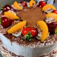 Cake tres leches · Whole tres leches cake for 6 to 7 people /mediun for 12 to 14 People
/large for 15 to 17 peo...