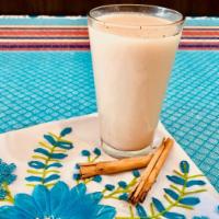 Agua fresca de orchata (cinamon and rice water) · all natural and fresh