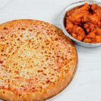 10 Wings and Medium 2 Toppings Pizza Combo · 