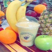 Vita-C Juice · Orange, pineapple, banana and apple.