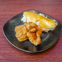 Fried Whiting Fish & Chips · Buttermilk fried catfish, Cajun kimchi aioli.