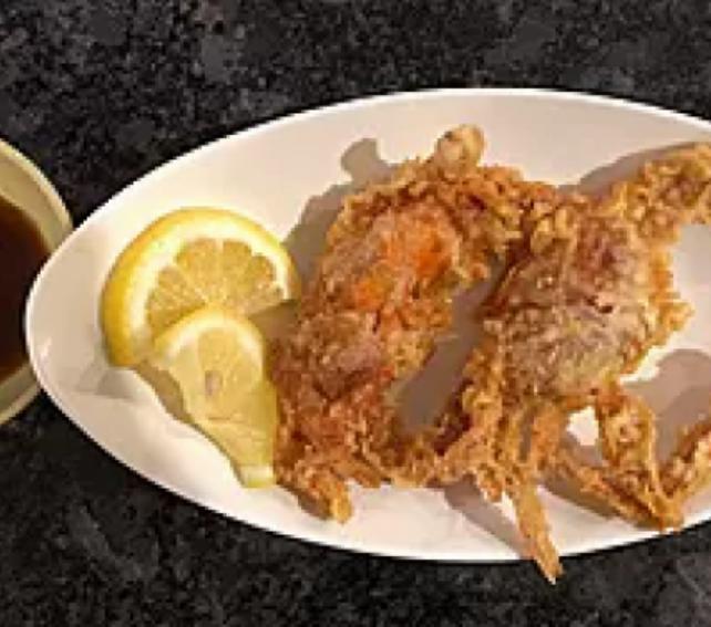 Soft-Shell Crab App · A whole mangrove soft-shell crab, deep fried in our house tempura batter.