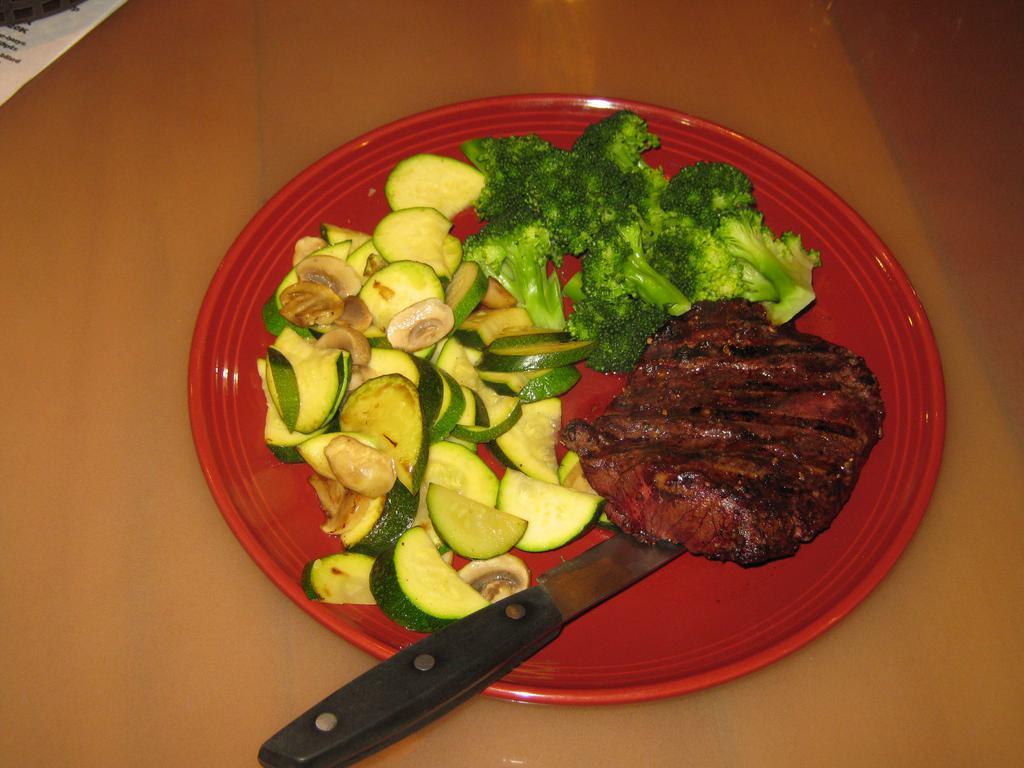 Steaks · Flame broiled to perfection served with a loaded baked potato and veggies and a dinner salad.