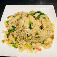 F9. House King Special Fried Rice · One of our popular dishes fried rice with crab meat, dried scallop, dried shrimp, pickle veg...