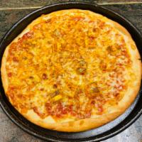 Paneer Tikka Masala Pizza · Pizza with indian Masala twist: Delicious grilled paneer with mild Curry and Singas Famous s...