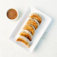 The Impossible Potsticker · Pan-seared, gluten-free potstickers filled with Impossible 