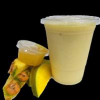 Bermuda Triangle · Mango, Banana, Pineapple Juice, Yogurt
