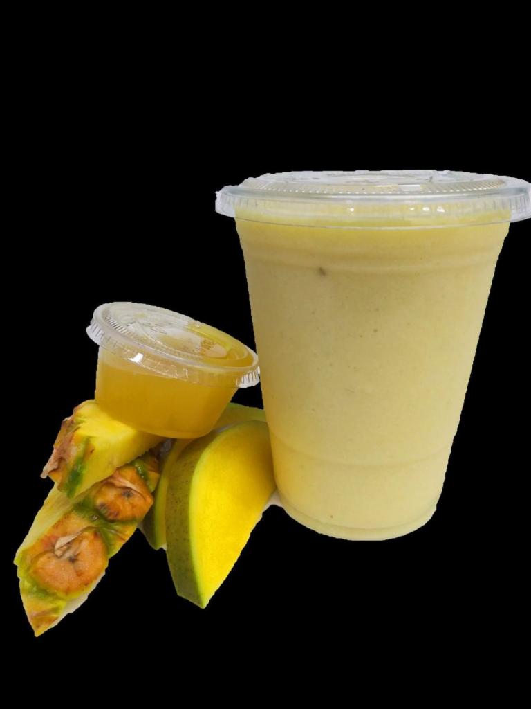 Bermuda Triangle · Mango, Banana, Pineapple Juice, Yogurt