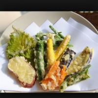 Vegetable Tempura · Deep fried vegetable. Veggie.