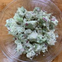 Free-Range Organic Chicken Salad 8oz · Joyce Farm Chicken Breast, Mayo, Lemon, Dill, Salt, Pepper, Celery, Red Onion
