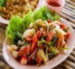 Tilapia Salad · Salad with a mild flavored fish. 