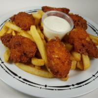 Chicken Wings and Fries · 5 pieces of wings to go along with your choice of fries