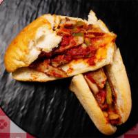 Sausage, Onion and Peppers Hero · 