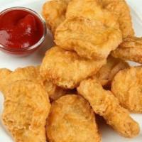 Chicken Nuggets · Breaded or battered crispy chicken.