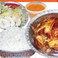 Combo no. 1 · Whole chicken, Large Rice, Beans, Salad and a 2 liter soda