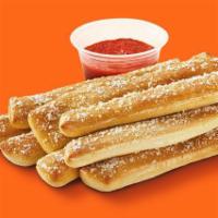 Crazy Bread · 8 bread sticks with flavors of butter and garlic, then sprinkled with Parmesan cheese.