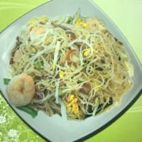 Shrimp Chow Mei Fun · Thin noodles