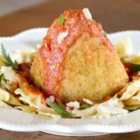 Classico Arancini · Fully cooked. Arborio rice filled with spinach and a blend of cheeses, then coated in crunch...