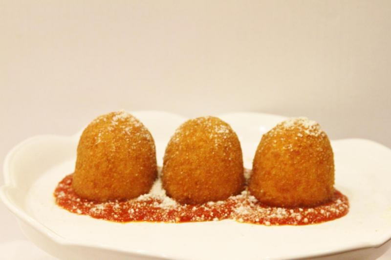 6-Pack of Small 4 oz. Arancini · Please indicate number of each arancini flavor in the Special Instructions.