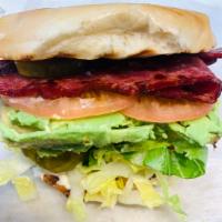 BLT Sandwich · Beef bacon with lettuce and tomatoes.