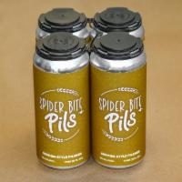 Spider Bite Pilsner · Must be 21 to purchase. 5% abv.