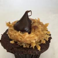 German Chocolate · German chocolate topped with traditional frosting with pecans and coconut.