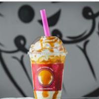 Vanilla milk shake · Creamy hand crafted vanilla bean ice cream blended with whole milk topped with whipped cream. 