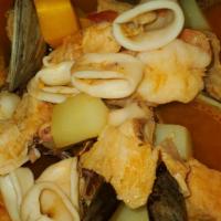 Sopa 7 Mares · Seven sea soup.