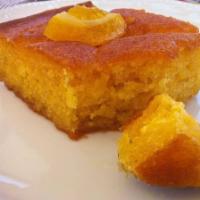 Portokalopita (Orange Cake) · Mouth-watering Greek Orange Cake scented with the aromas of cinnamon and drenched in orange ...