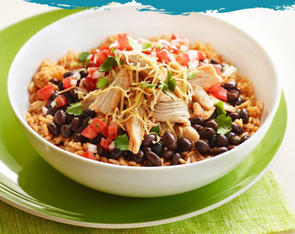 Burrito Bowl · Deconstructed burrito served in a bowl. 