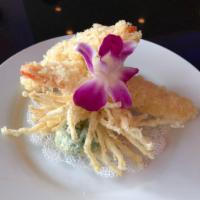 Shrimp Tempura · Gently fried shrimp and vegetable.