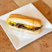 Philly Burger  · Beef patty with cheese, peppers and onions.