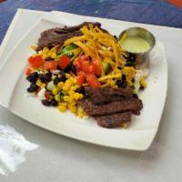  Entrana Platter · Skirt steak, served with jalapeno, and onion compray 