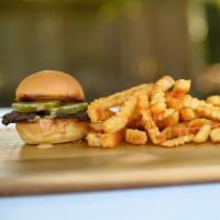 Angus Beef Slider Combo Meal · combo includes Angus Beef Slider with fries
* Add an additional slider or 8-count nugget for...