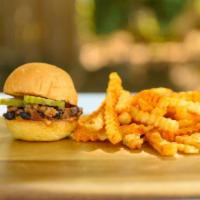 Veggie Slider Combo Meal · combo includes Veggie slider with fries
* Add an additional slider or 8-count nugget for $3.00