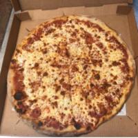 Regular cheese Pizza(8 slices) · Add toppings for an additional charge.