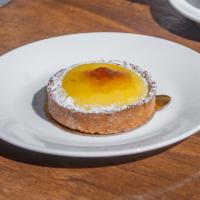 Creme Brulee · A rich custard cake topped with a layer of caramelized sugar.