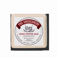 The Uncreamery Ghost Pepperjack  · Ingredients: Filtered water, refined coconut oil, almonds, tapioca starch, nutritional yeast...