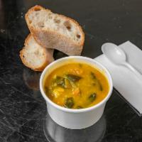Market Vegetables Soup · Savory liquid dish made with a variety of vegetables. 