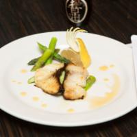Miso Black Cod · Served with Miso Sauce.