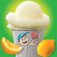 Lemon Italian Ice · Our Lemon Ice is made with real lemons, real cane sugar and is Fat free, Gluten free, and Ch...