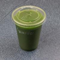 Greenville Juice · Kale, spinach, parsley, celery, cucumber and lemon.