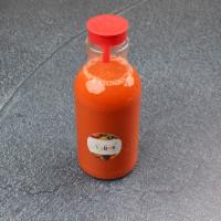 The Mills Juice · Carrot, apple, ginger, lemon, pineapple and mint.