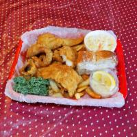 Fisherman's Platter · Cod, perch, walleye and shrimp.