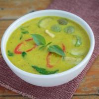 Thai Curry Soup · Hot and spicy. Vegetarian.