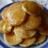 Silver Dollar Pancakes · Served with butter and syrup.