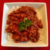 The Dragon · All beef chili flavored with Thai red curry and Thai basil. Served over rice. Spicy.