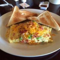 Western Omelette · Served with choice of fries and toast.