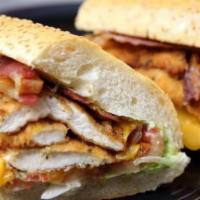 Hot Chicken Sandwich · Served with Lettuce, tomatoes and American Cheese