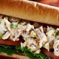 Tuna Salad Hero · served with lettuce and tomatoes